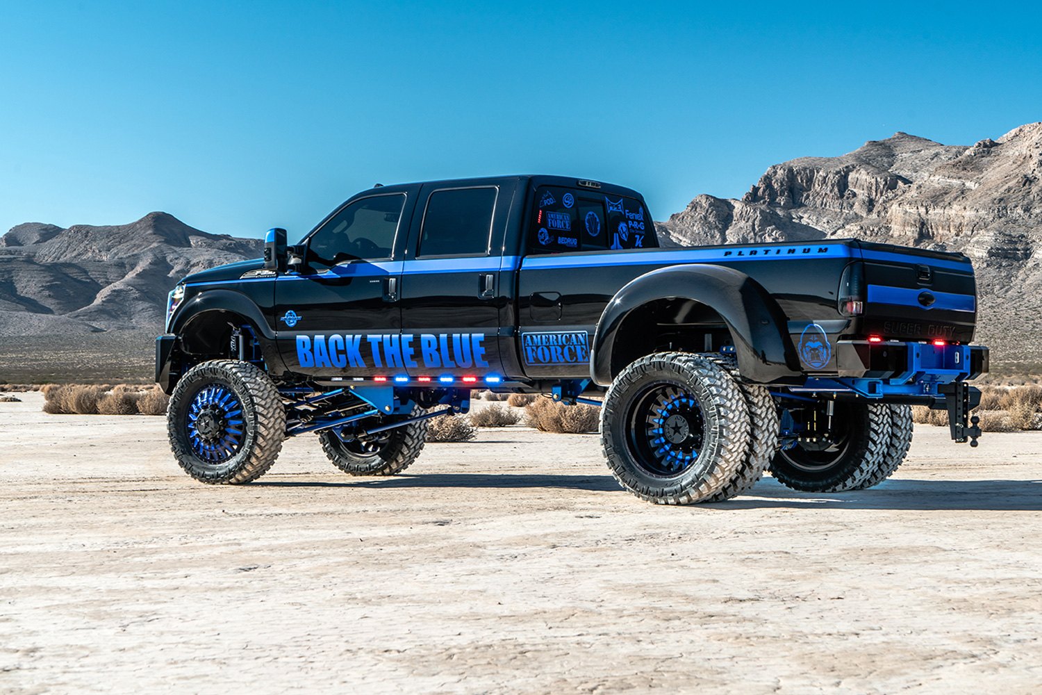 AMERICAN FORCE ® - REALM SF DUALLY WITH ADAPTER Black with Blue Windows on ...