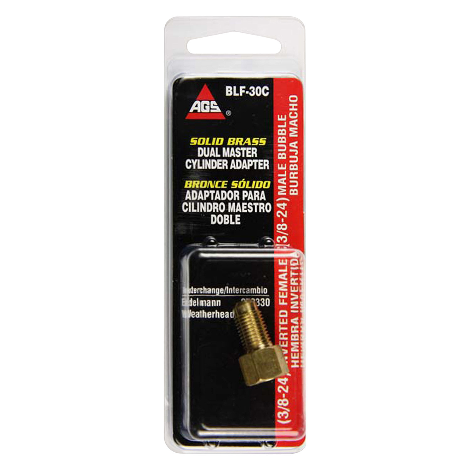 American Grease Stick® BLF30C SAE to SAE Brake Brass Adapter