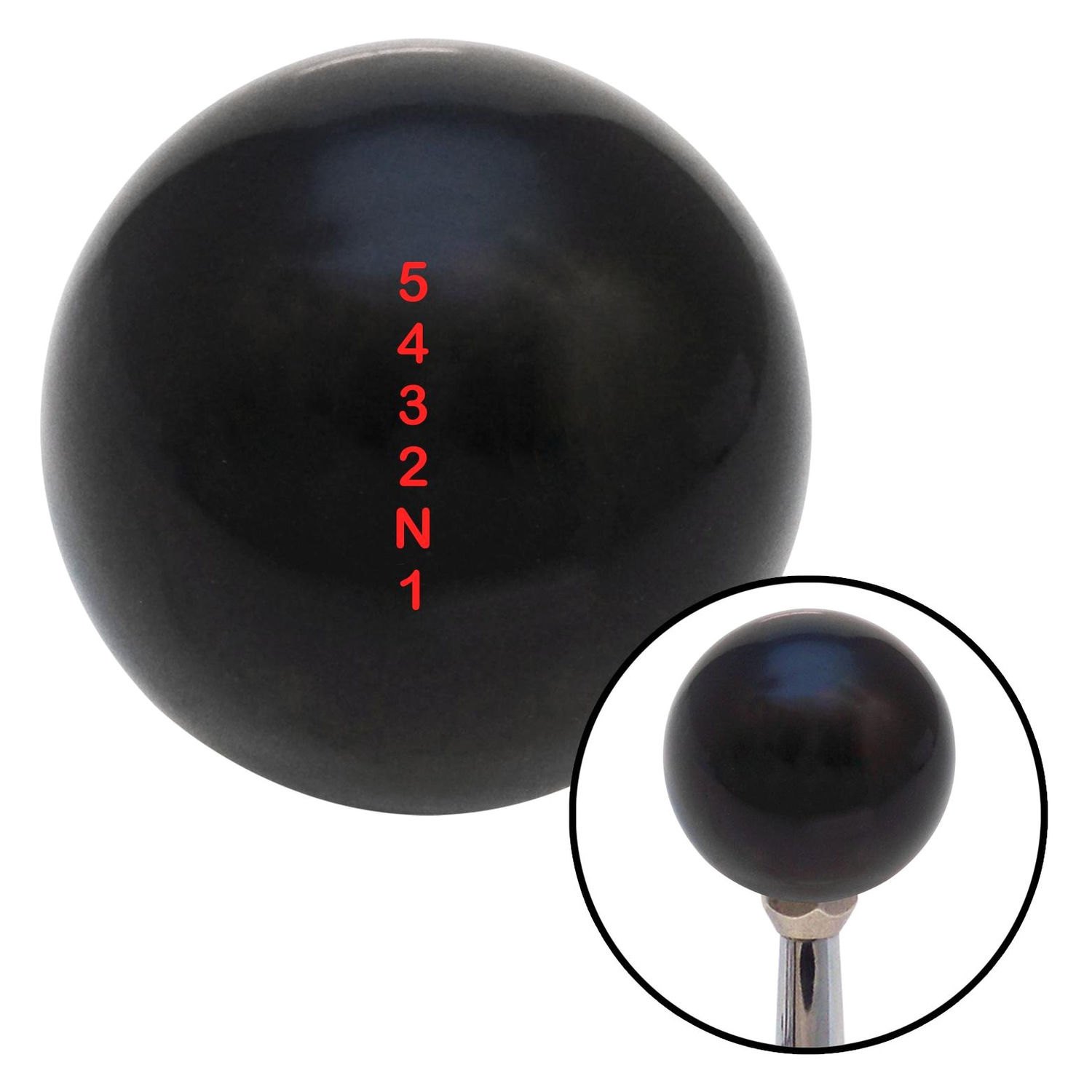 American Shifter® ASCSNX88811 Billiard Cue Ball Series Black Custom Shift Knob (M16 x 1.5 Insert)