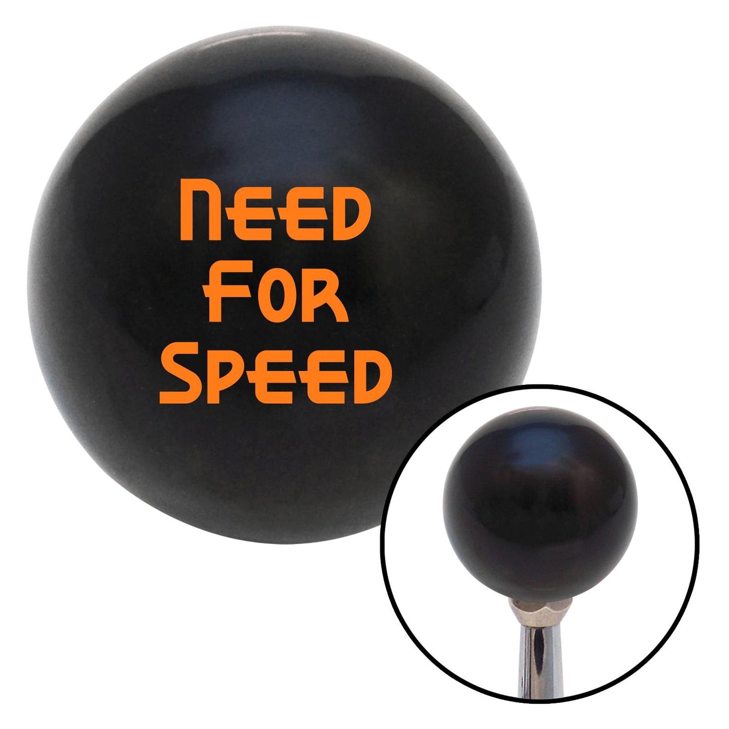 American Shifter® ASCSNX90435 Billiard Cue Ball Series Black Custom Shift Knob (M16 x 1.5 Insert)