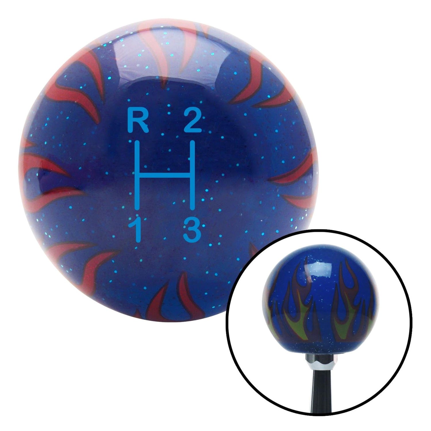 American Shifter® ASCSNX1572145 Old Skool Series Translucent Blue