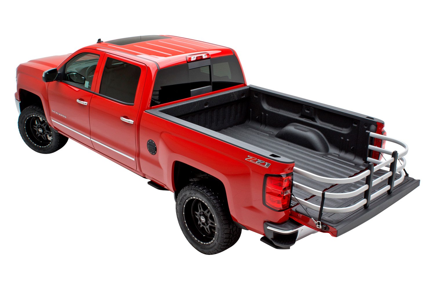 BedXTender HD Max AMP Research 74817-00A Silver Truck Bed Extender 