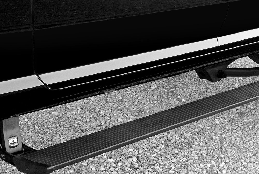 amp research power side steps running boards bed. 