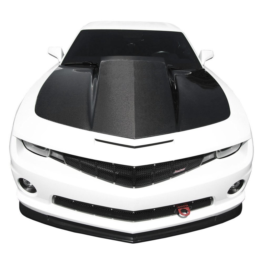 Anderson Composites ® - CP-Style Gloss Carbon Fiber Hood.