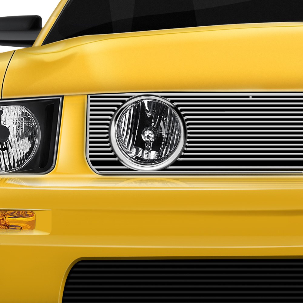 gt style grille with halo fog lights