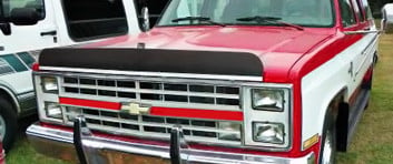 Tall Bug Deflector On Chevy Truck
