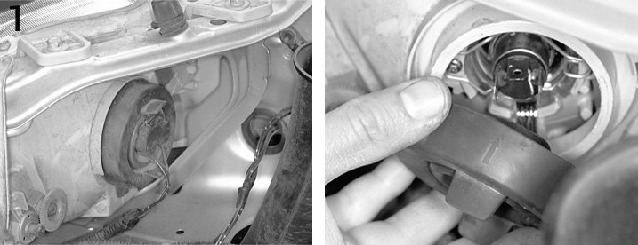 Accessing Headlight Bulbs