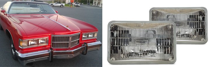 Car Equipped With Sealed Beam Headlamp Assemblies