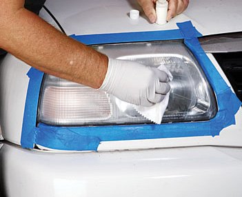 Polishing Of Headlight Assembly