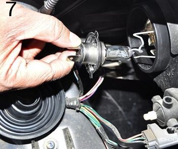 Removal Of Burned Out Bulb