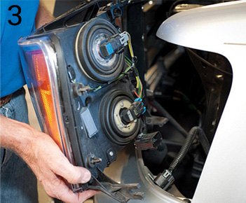 Removal Of Headlight Assembly