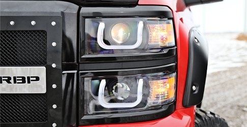 Chevy Silverado Custom Headlights