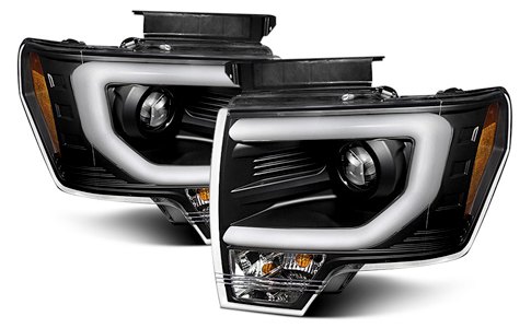 Spyder Black Headlights