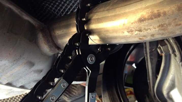 Cutting Muffler Pipe Length