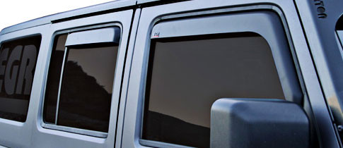 EGR In-Channel Window Visors