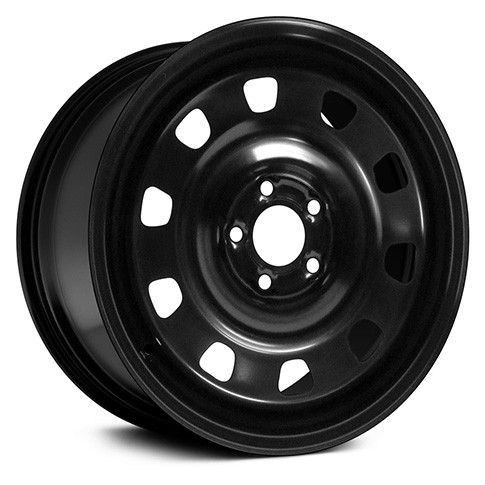 Black Basic Steel Wheel
