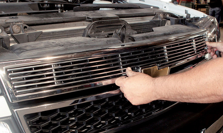 Grille Overlay Designed To Fit Over Original