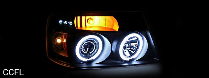 Headlights with CCFL Halo