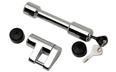 Chrome Dogbone Hitch Pin With Coupler Lock