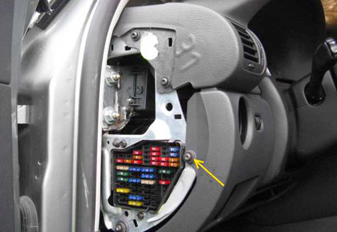 A Removable Plastic Panel Where Are Grouped Most Automotive Fuses
