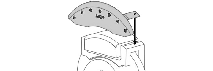 Placing Caliper Cover