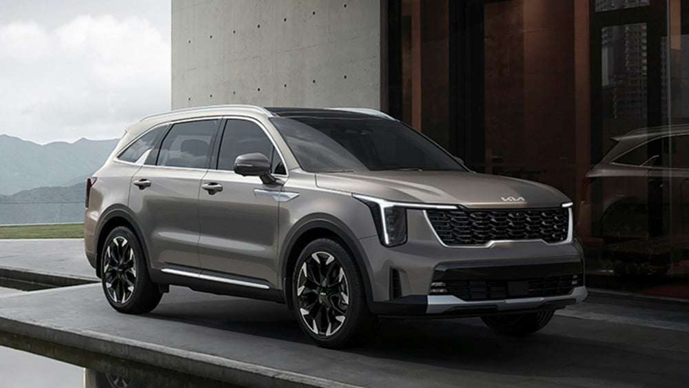 kia sorento in showroom