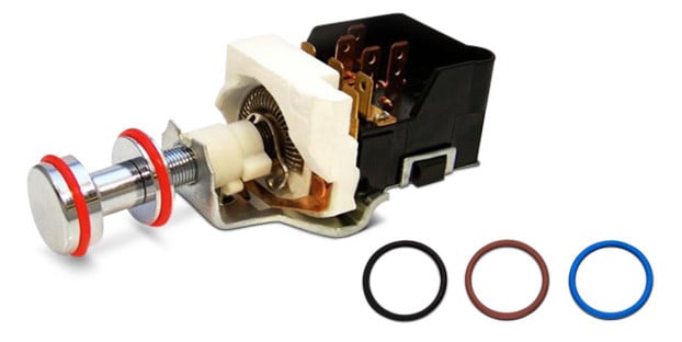 Keep It Clean Headlight Switch With Decorative O-Rings