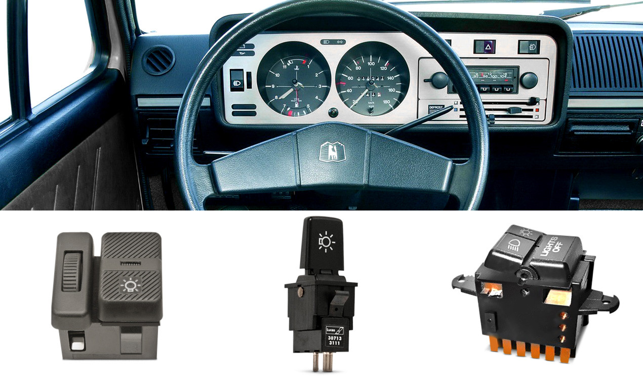 Rocker Type Headlight Switches