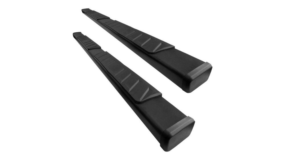 Black Horse 4" Summit Cab Length Black Running Boards