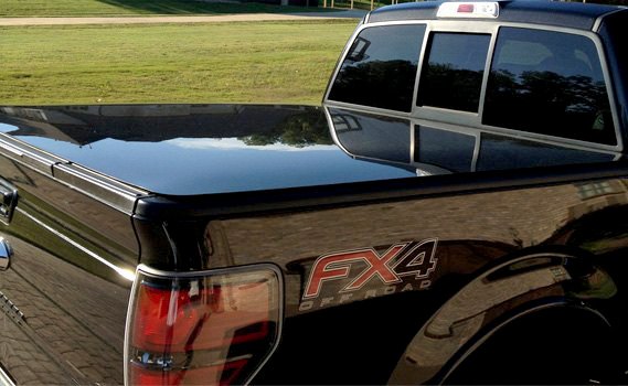 Black Painted Tonneau Cover