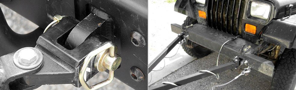 Front Bumper With D-Ring Attachment Points