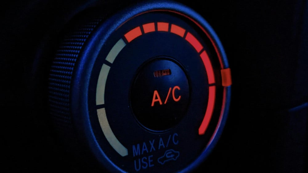 ac knob in vehicle