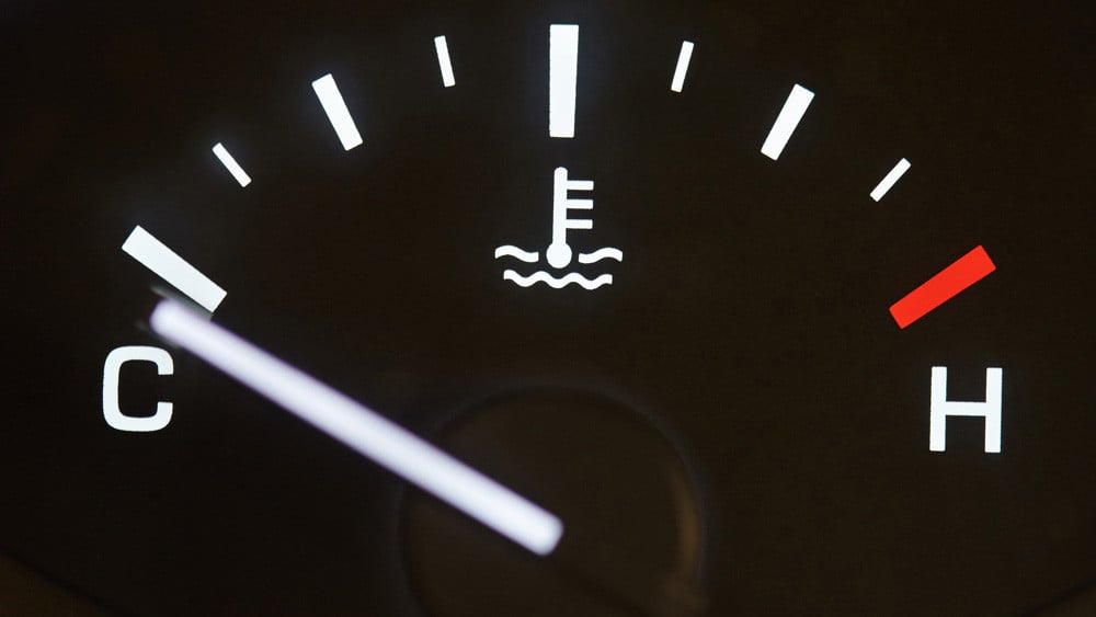 coolant temperature meter