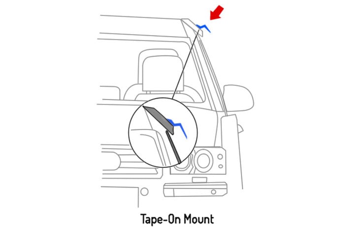 Stick-On Window Visors