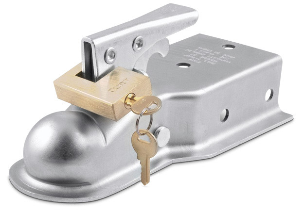Curt Solid Brass Coupler Lock