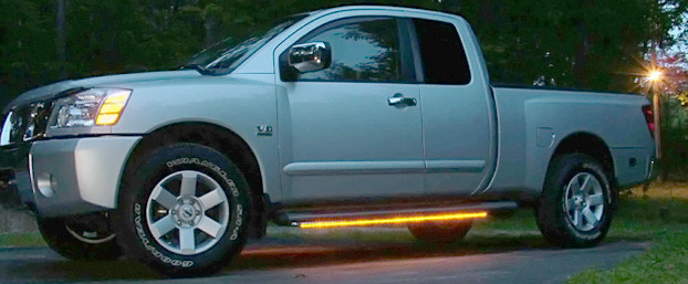 Lighted Running Board Installed