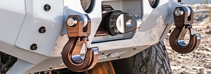 Off-Road Bumper With D-Ring Mounts