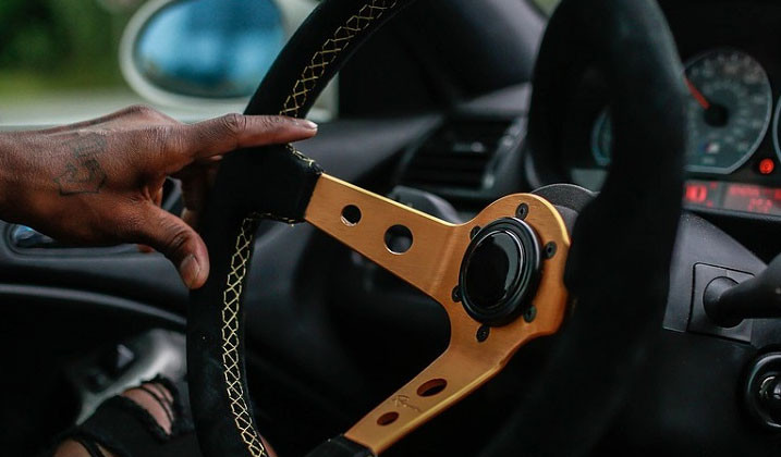 Foam Steering Wheel Cover In Solid Colors