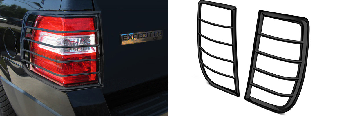 Black Tail Light Guards
