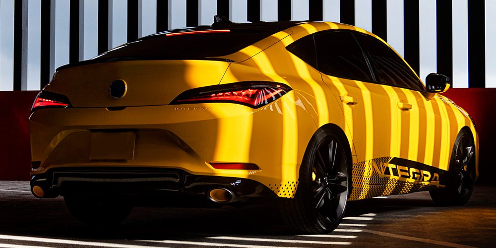 New Acura Integra Rear View