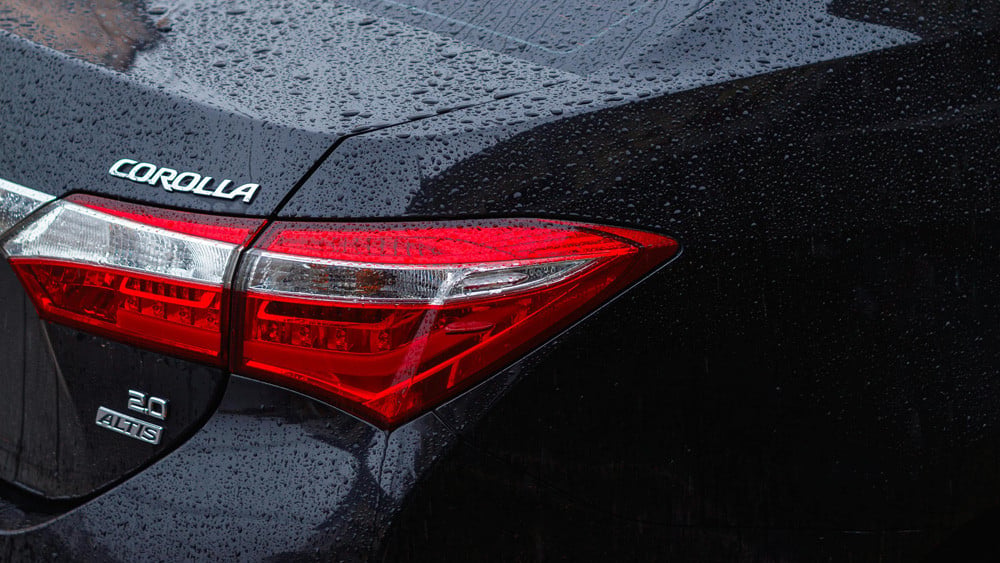 Toyota Corolla tail light