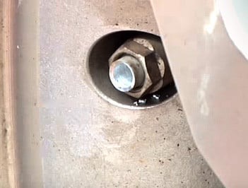 Outer Valve Stem Grind Away