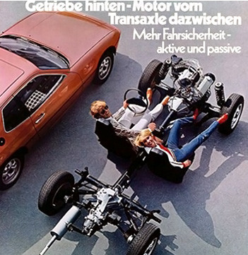 Front-Engine Porsche 924 With Rear Transaxle