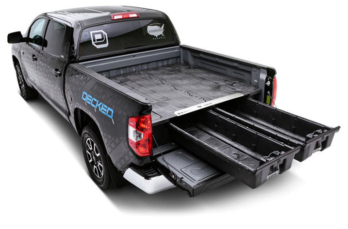 Storage Drawers Installed On Truck