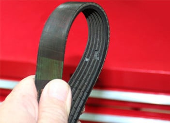 Worn Out Serpantine Belt