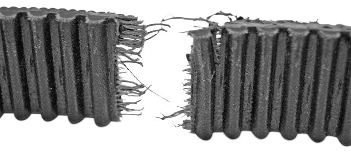 Torn Apart Timing Belt