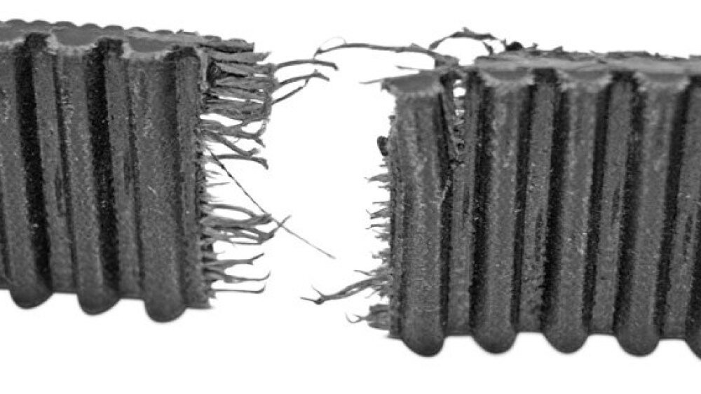 Broken timing belt