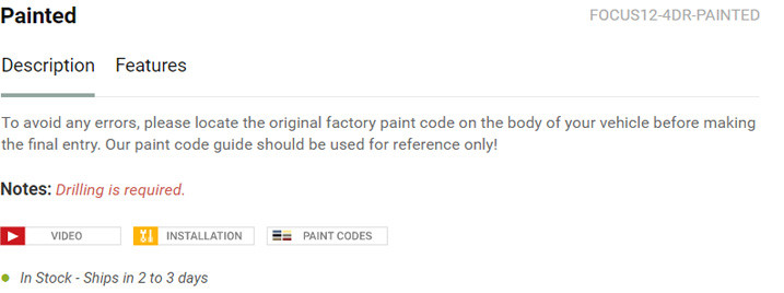 Paint Codes Bar