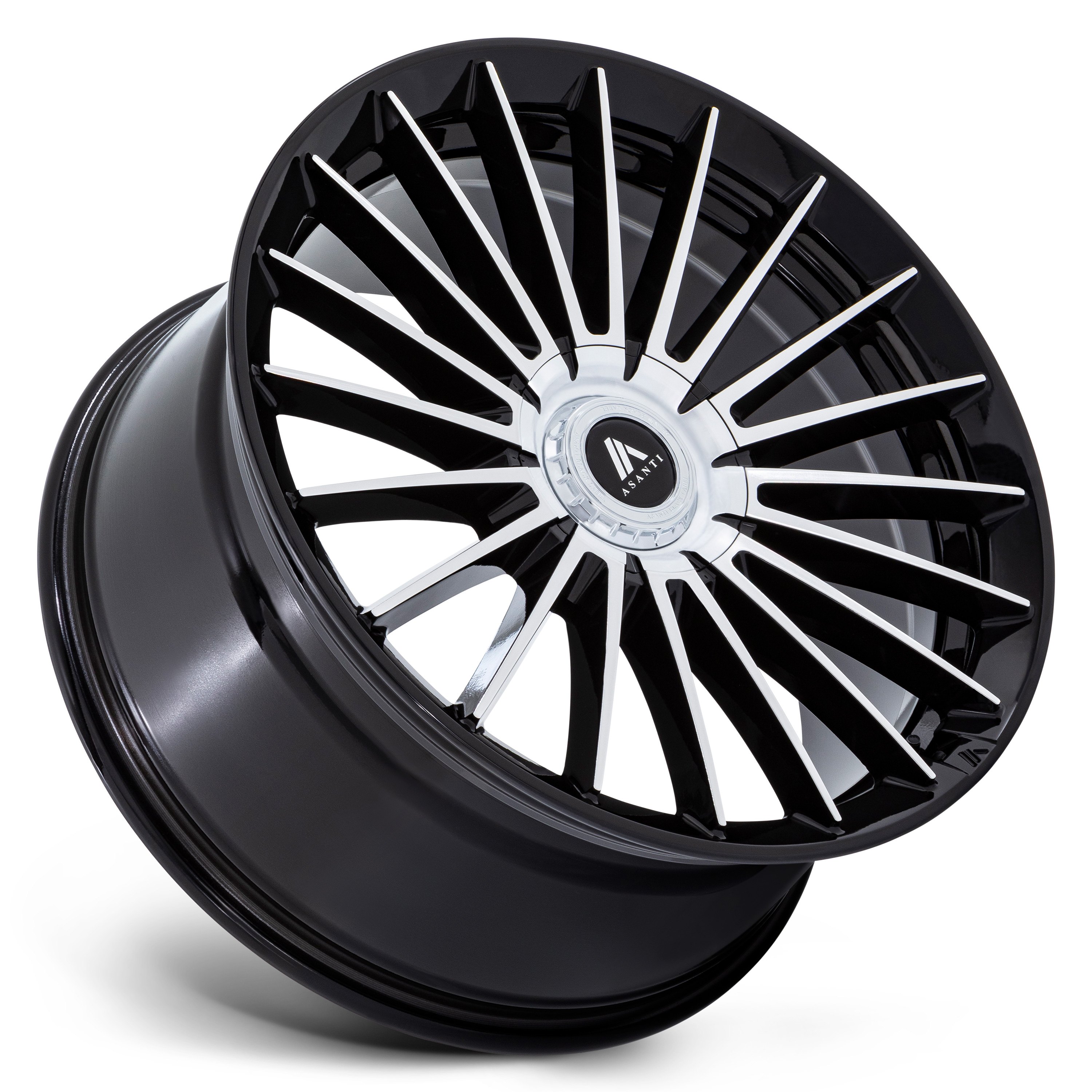 ASANTI® AB048 VICEROY Wheels - Gloss Black with Machined Face Rims