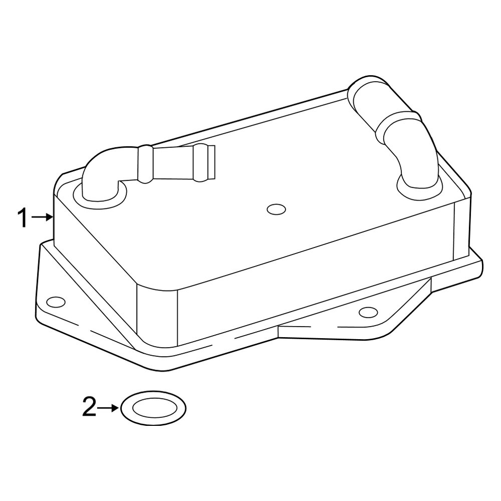 Audi OE WHT008226 - Automatic Transmission Oil Cooler O-Ring